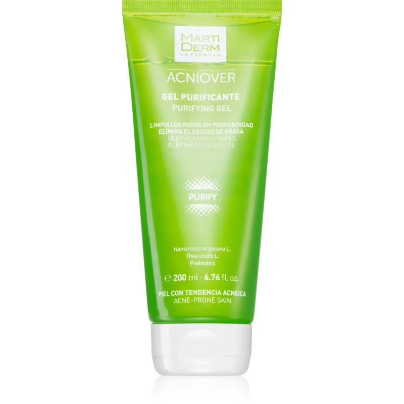 Martiderm Acniover Purifying Gel čisticí gel proti akné 200 ml