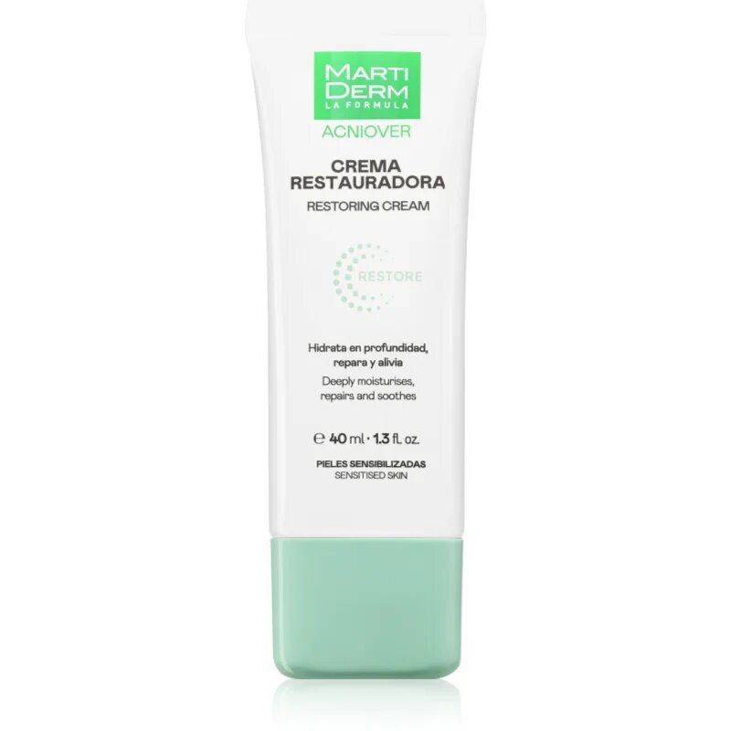 Martiderm Acniover Restoring Cream regenerační pleťový krém s prebiotiky 40 ml