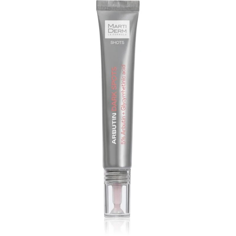 Martiderm Shots Arbutin Dark Spots pleťové sérum proti pigmentovým skvrnám 20 ml