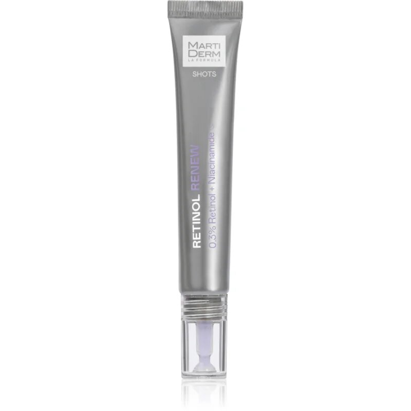Martiderm Shots Retinol Renew intenzivní sérum proti vráskám a tmavým skvrnám 20 ml