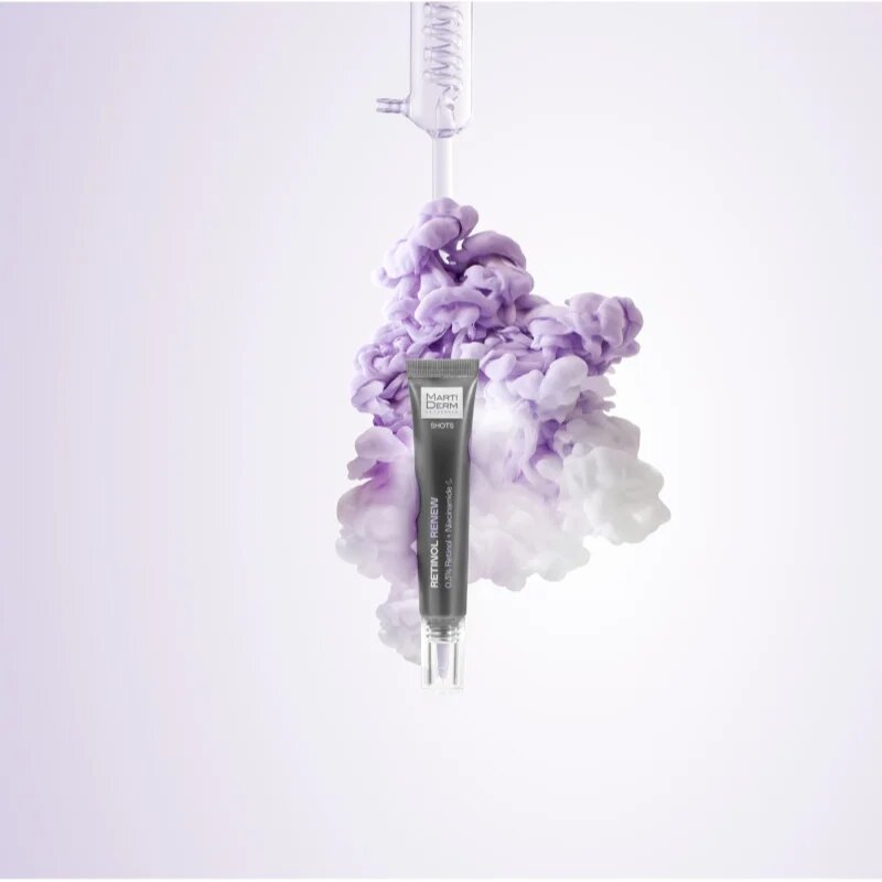 Martiderm Shots Retinol Renew intenzivní sérum proti vráskám a tmavým skvrnám 20 ml