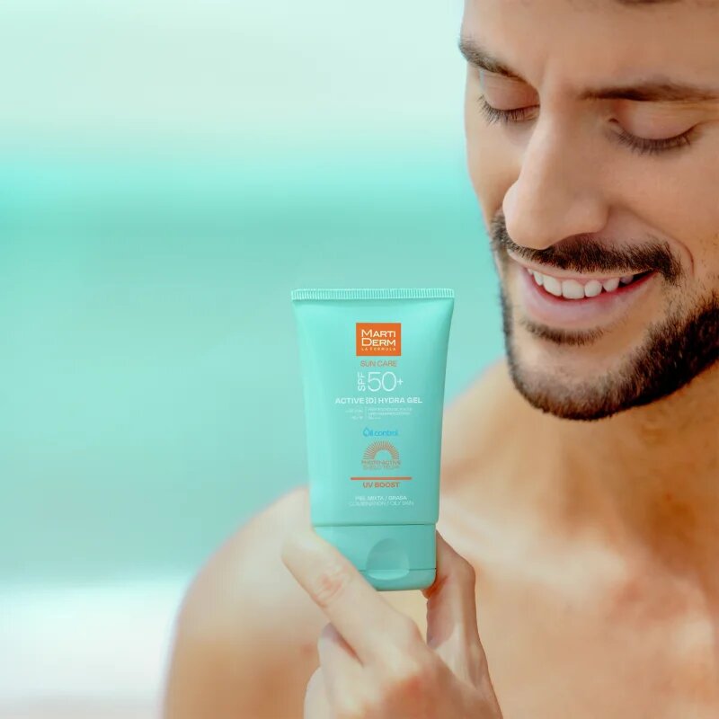 Martiderm Sun Care Active D Hydra Gel opalovací gel-krém na obličej 50 ml