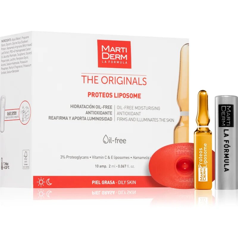 Martiderm The Originals Proteos Liposome vyhlazující a rozjasňující péče v ampulích 10x2 ml