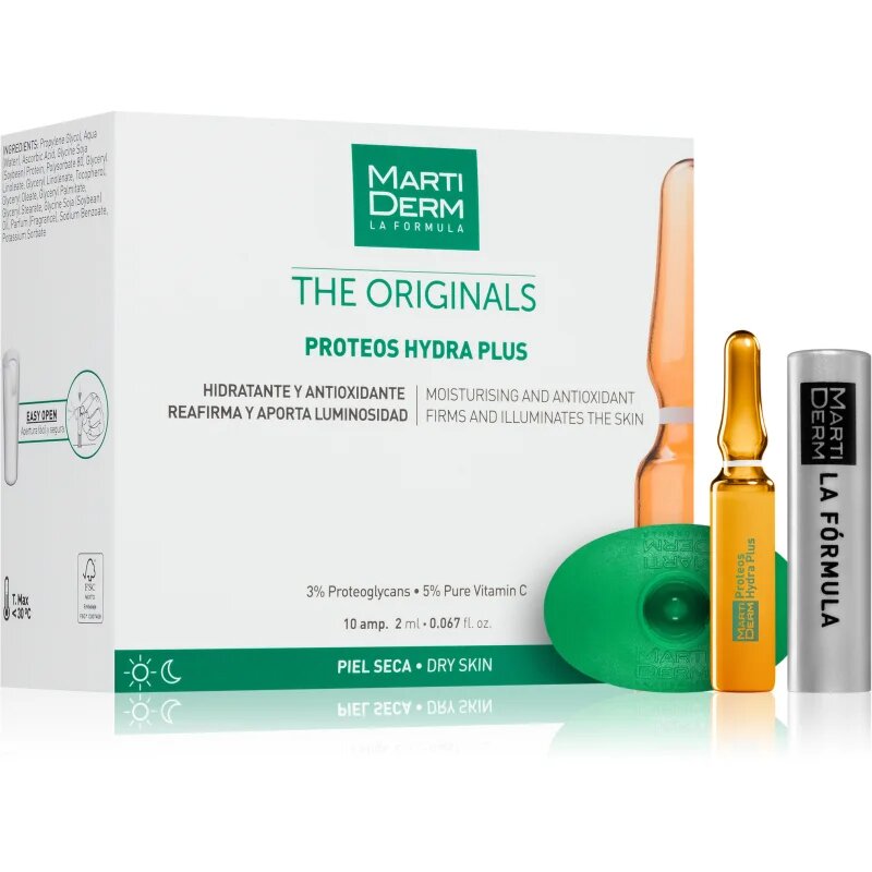 Martiderm The Originals Protoes Hydra Plus hydratační sérum v ampulích s vitamínem C 10x2 ml