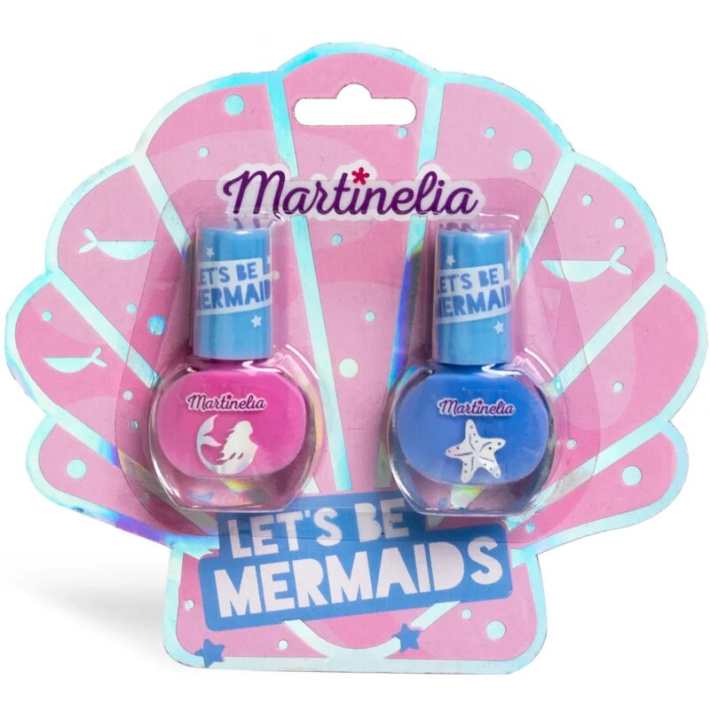 Martinelia Let´s be Mermaid Nail Duo sada laků na nehty pro děti více odstínů Pink Blue 2x4 ml