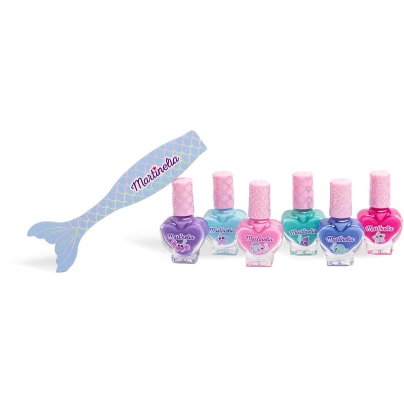 Martinelia Let´s be Mermaid Nail Set sada na nehty pro děti