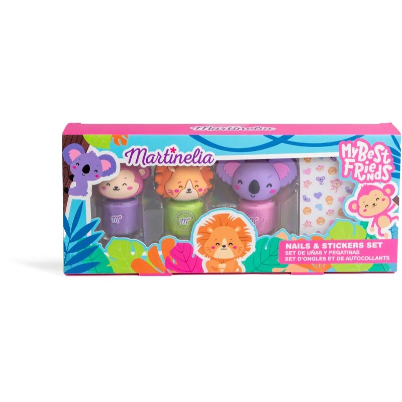 Martinelia My Best Friends Nails & Stickers Set sada pro děti