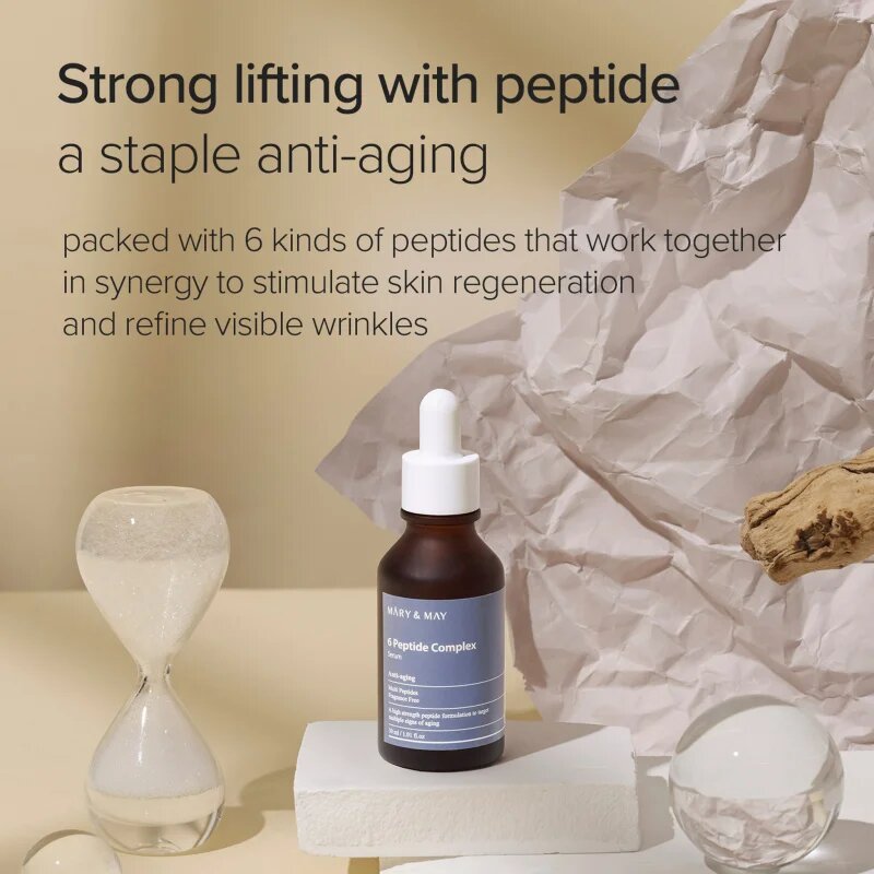 Mary&May 6 Peptide Complex intenzivně regenerační sérum s protivráskovým účinkem 30 ml