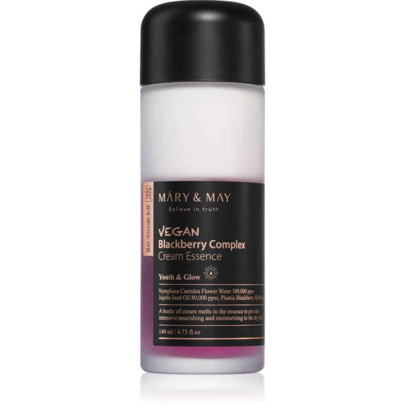 Mary&May Blackberry Complex Cream Essence koncentrovaná hydratační esence pro citlivou pleť 140 ml