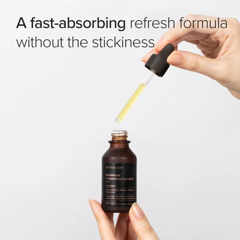 Mary&May Idebenone + Blackberry Complex Serum antioxidační sérum pro rozjasnění a vyhlazení pleti 30 ml