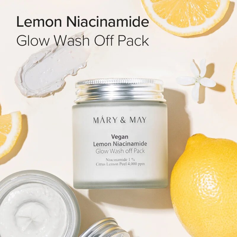 Mary&May Lemon Niacinamid hydratační a rozjasňující maska 125 g