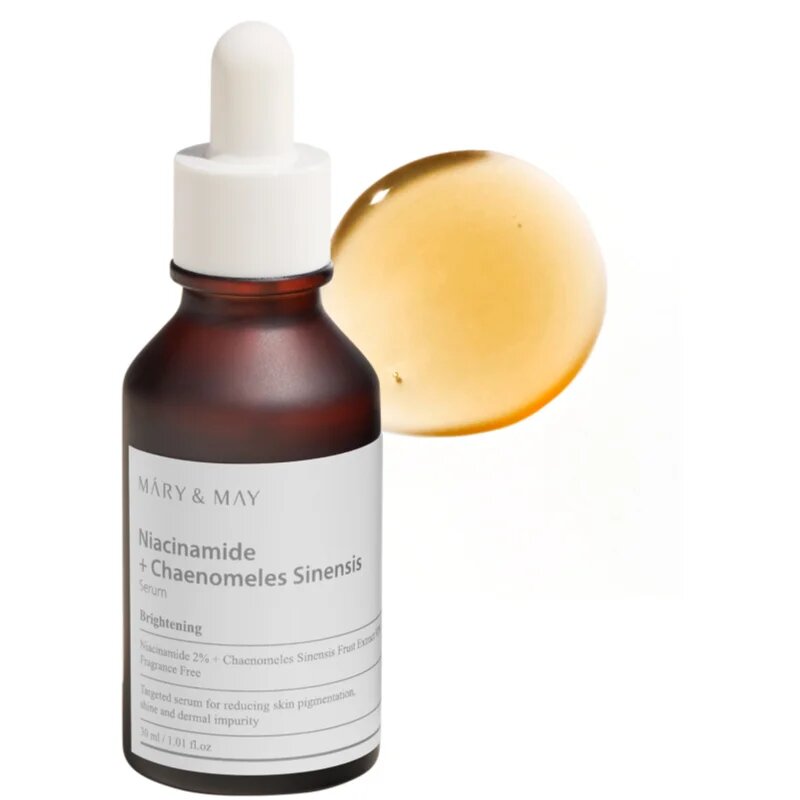 Mary&May Niacinamide + Chaenomeles Sinensis regenerační a rozjasňující sérum pro obnovu kožní bariéry 30 ml