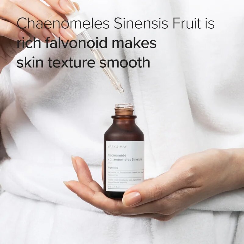 Mary&May Niacinamide + Chaenomeles Sinensis regenerační a rozjasňující sérum pro obnovu kožní bariéry 30 ml