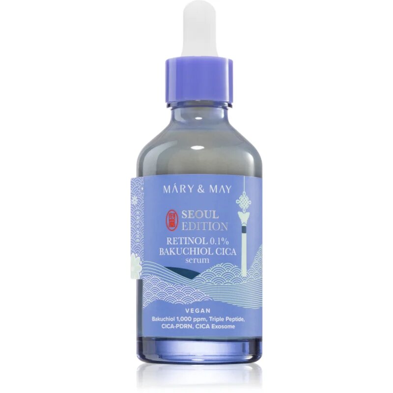 Mary&May Retinol 0.1% Bakuchiol Cica Serum protivráskové sérum pro obnovu kožní bariéry 80 ml