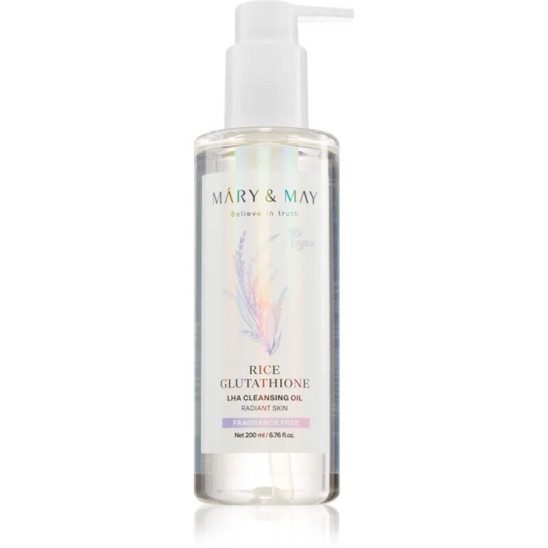 Mary&May Rice Glutathione LHA Cleansing Oil jemný čisticí olej s exfoliačním účinkem 200 ml