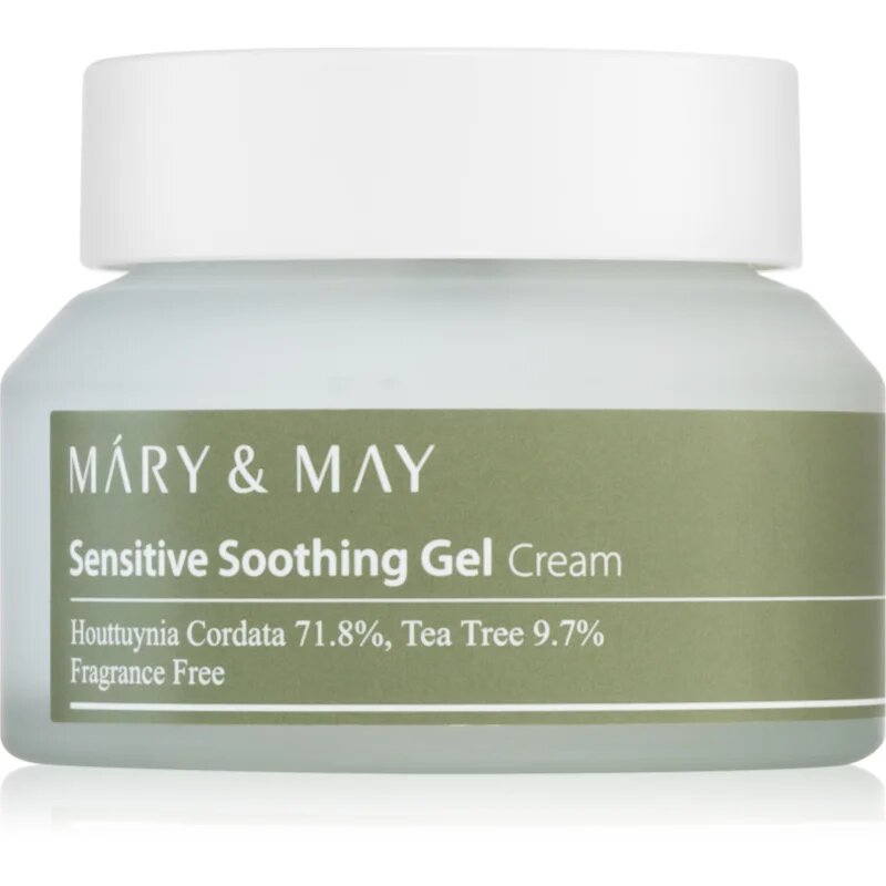 Mary&May Sensitive Soothing Gel Cream lehký hydratační gelový krém pro zklidnění a posílení citlivé pleti 70 g