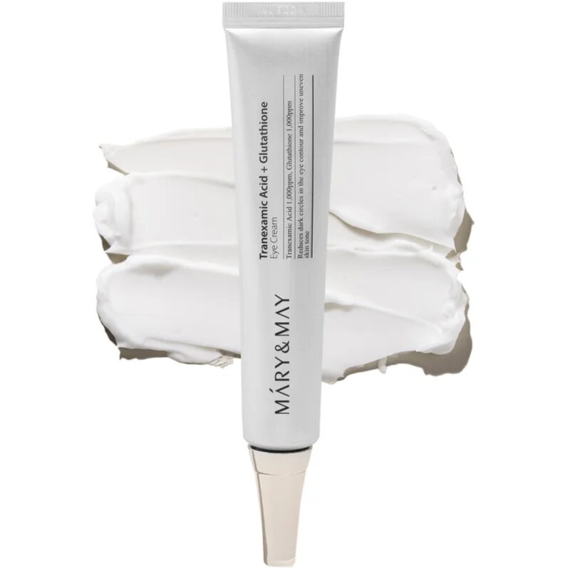 Mary&May Tranexamic Acid + Glutathione Eye Cream protivráskový oční krém redukující otoky a tmavé kruhy 30 g