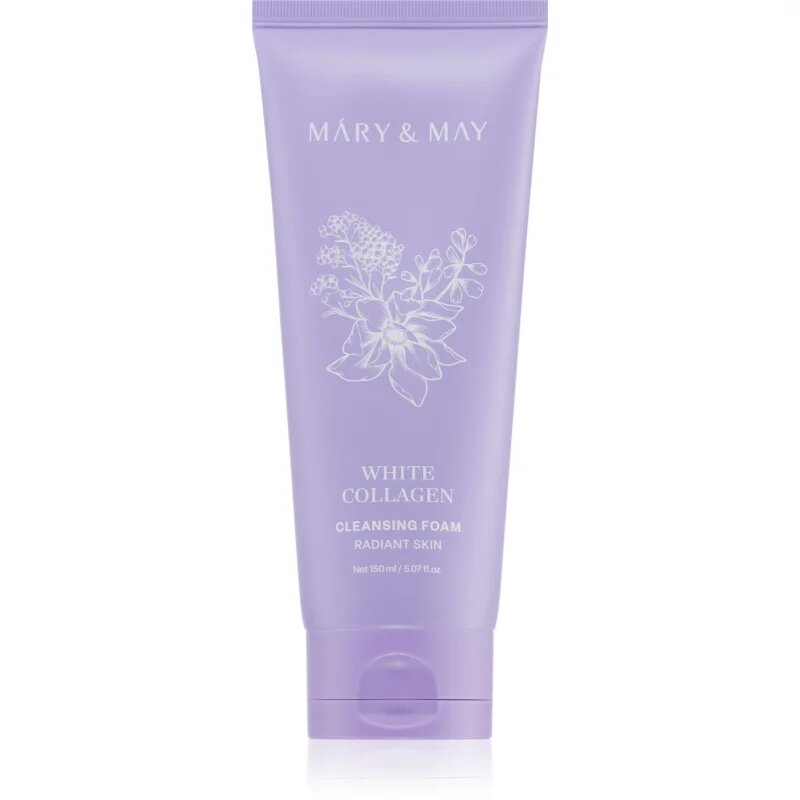 Mary&May White Collagen Cleansing Foam krémová čisticí pěna s niacinamidem 150 ml