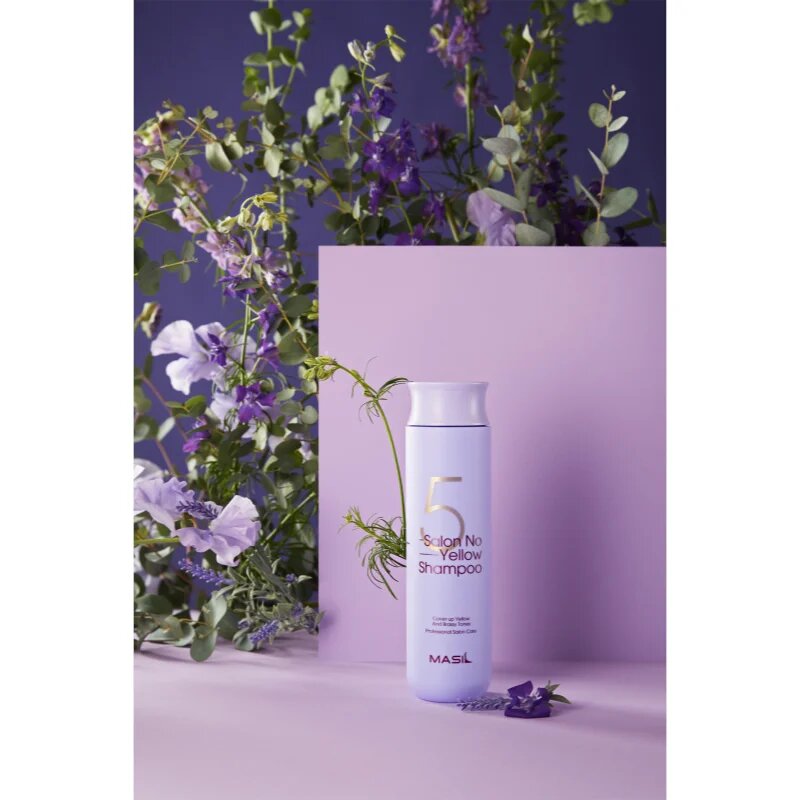 MASIL 5 Salon No Yellow fialový šampon neutralizující žluté tóny 300 ml