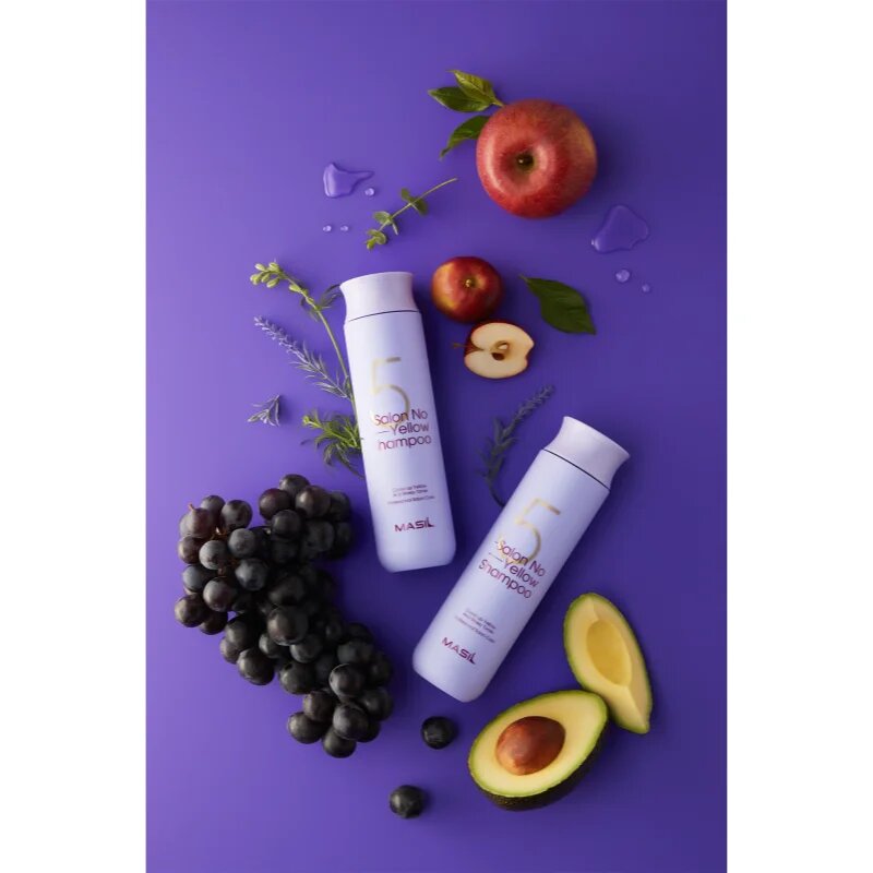 MASIL 5 Salon No Yellow fialový šampon neutralizující žluté tóny 300 ml