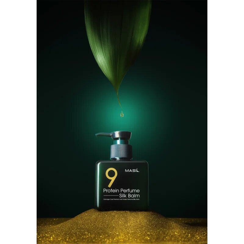 MASIL 9 Protein Perfume Silk Balm bezoplachová regenerační péče pro vlasy namáhané teplem 180 ml