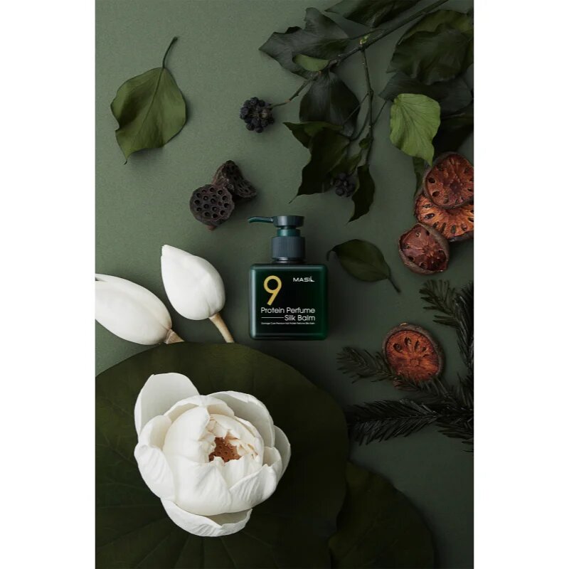 MASIL 9 Protein Perfume Silk Balm bezoplachová regenerační péče pro vlasy namáhané teplem 180 ml