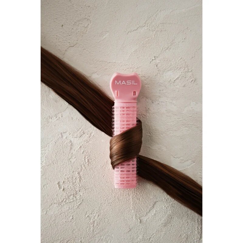 MASIL Roller Pins Peach Girl samodržící natáčky pro objem od kořínků 2 ks