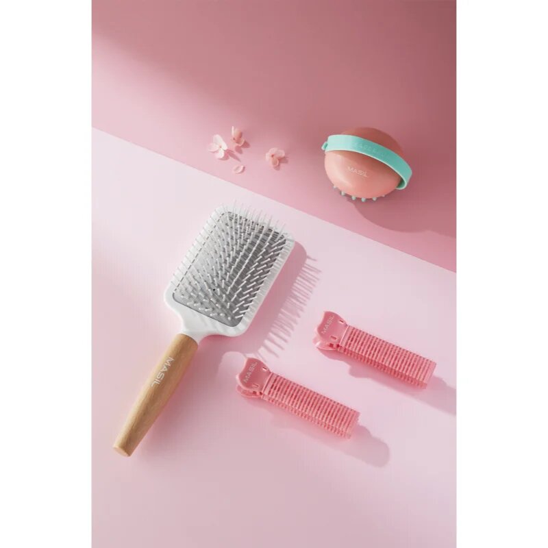 MASIL Roller Pins Peach Girl samodržící natáčky pro objem od kořínků 2 ks