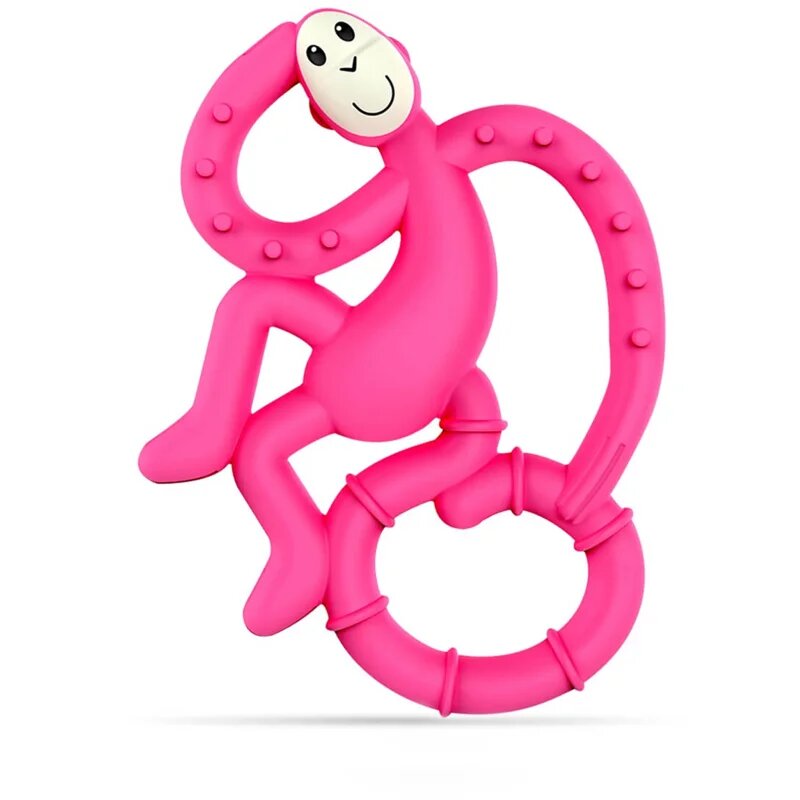 Matchstick Monkey Mini Monkey Teether kousátko s antimikrobiální přísadou 1 ks