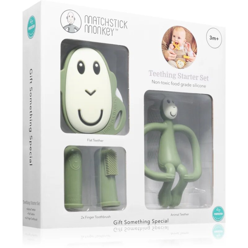 Matchstick Monkey Starter Set Monkey Olive dárková sada pro děti 3m+ 1 ks