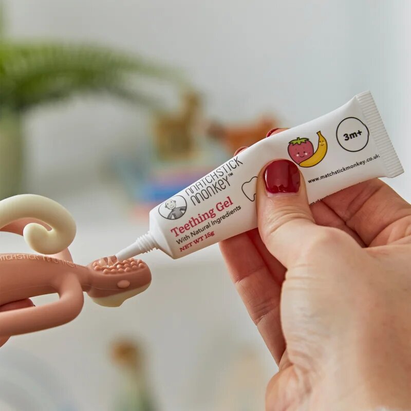 Matchstick Monkey Teething Gel 3m+ chladivý gel na zuby 15 g