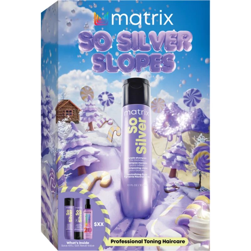 Matrix So Silver dárková sada neutralizující žluté tóny
