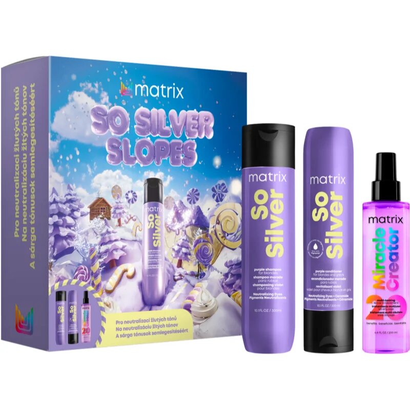 Matrix So Silver dárková sada neutralizující žluté tóny