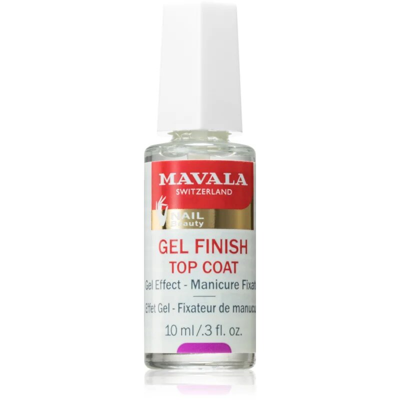 Mavala Gel Finish Top Coat vrchní lak na nehty 10 ml