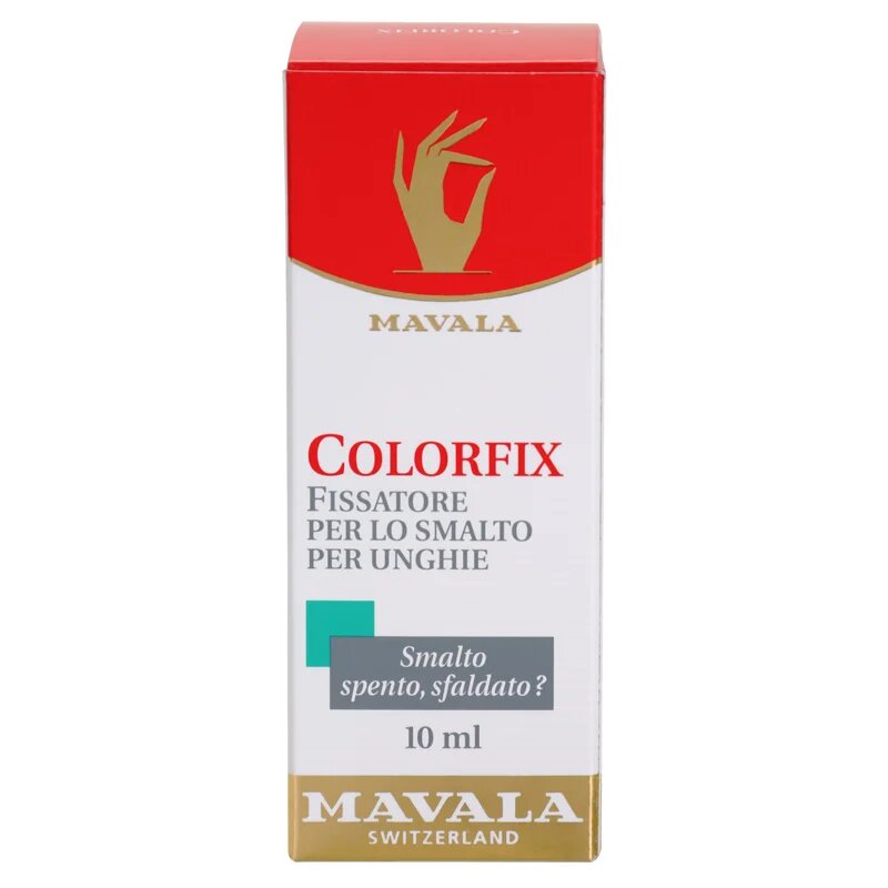 Mavala Nail Beauty Colorfix vrchní lak na nehty pro dokonalou ochranu a intenzivní lesk 10 ml