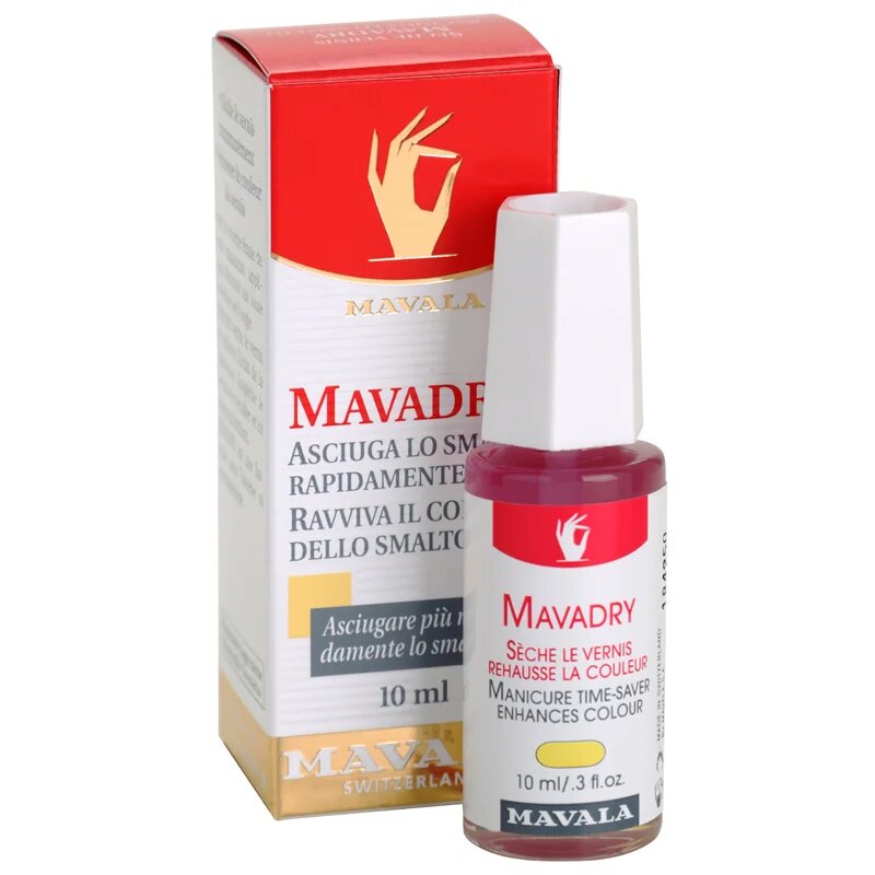 Mavala Nail Beauty MavaDry lak na nehty urychlující schnutí 10 ml