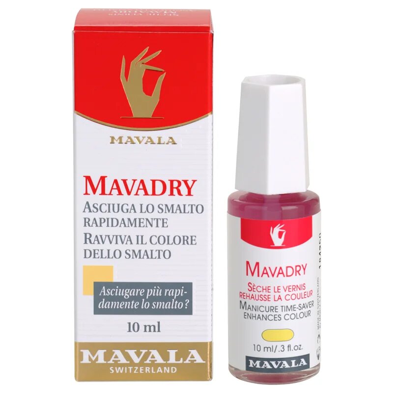 Mavala Nail Beauty MavaDry lak na nehty urychlující schnutí 10 ml