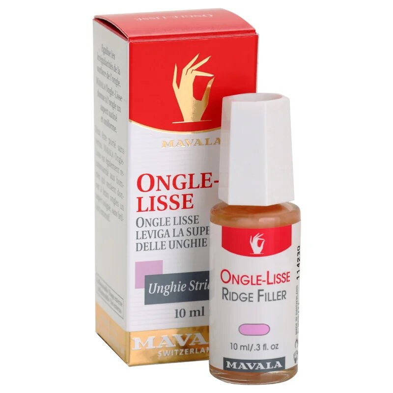 Mavala Nail Camouflage Ridge Filler vyhlazující a zpevňující péče na nehty 10 ml