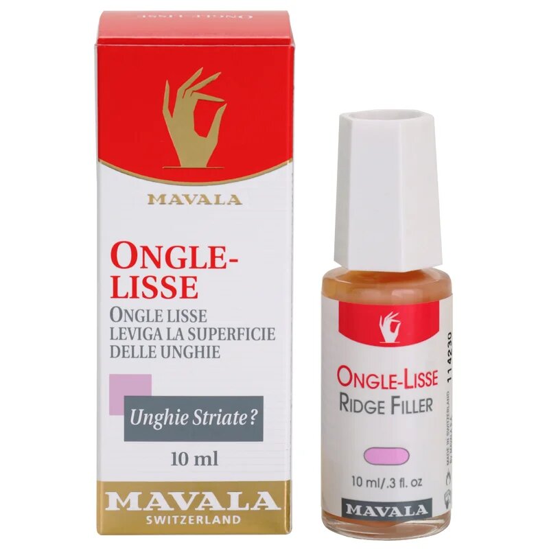 Mavala Nail Camouflage Ridge Filler vyhlazující a zpevňující péče na nehty 10 ml