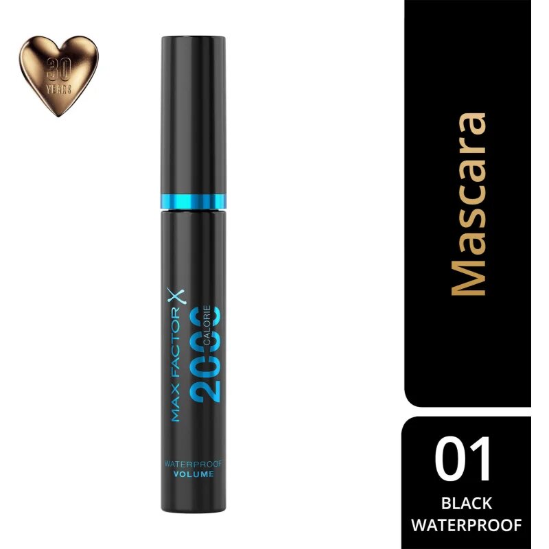 Max Factor 2000 Calorie řasenka pro objem voděodolná odstín Black 9 ml
