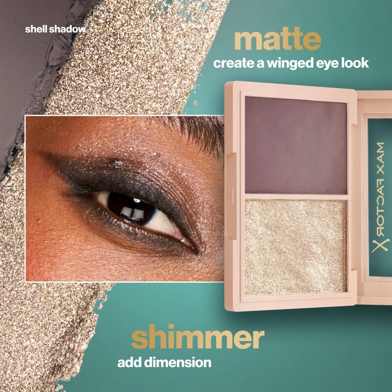 Max Factor 2000 Calorie Shadow Shaper duo oční stíny odstín 030 Shell Shadow 4 g