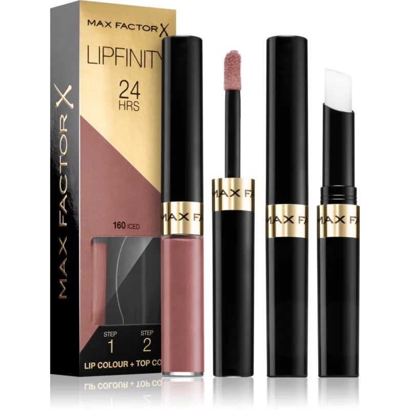 Max Factor Lipfinity Lip Colour dlouhotrvající rtěnka s balzámem odstín 160 Iced 42 g