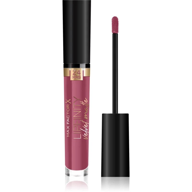 Max Factor Lipfinity Velvet Matte matná tekutá rtěnka odstín 005 Matte Merlot 35 ml