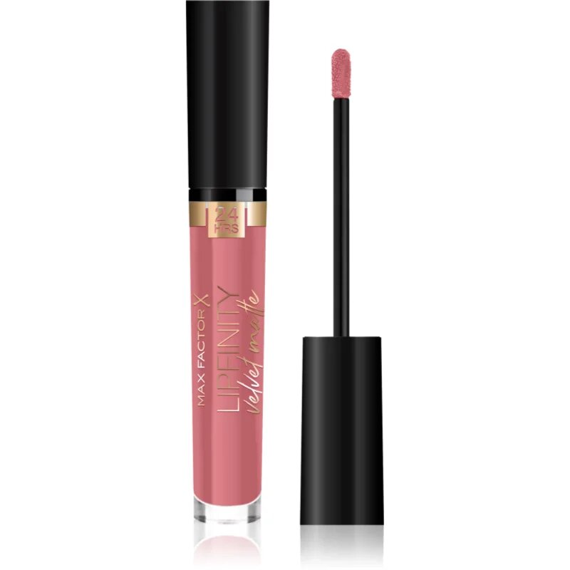 Max Factor Lipfinity Velvet Matte matná tekutá rtěnka odstín 020 Coco Creme 35 ml