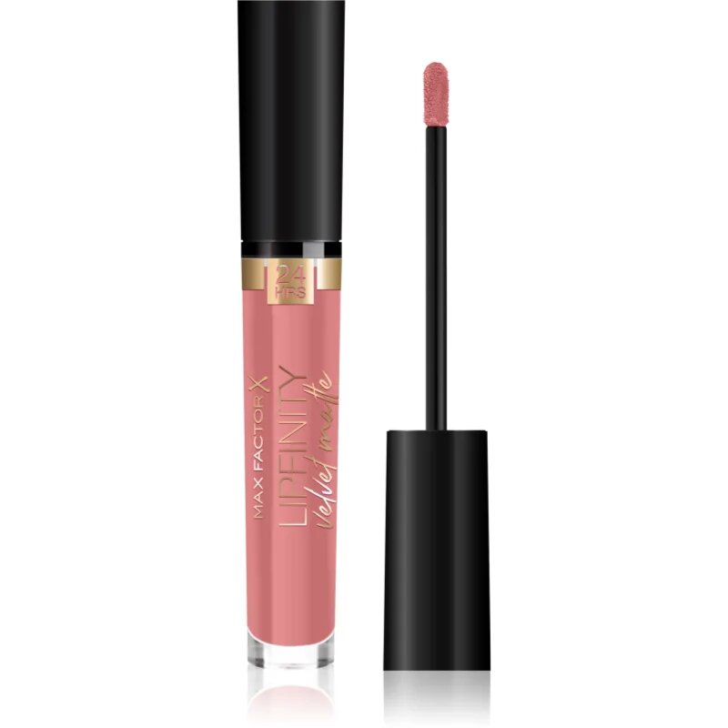 Max Factor Lipfinity Velvet Matte matná tekutá rtěnka odstín 045 Posh Pink 35 ml
