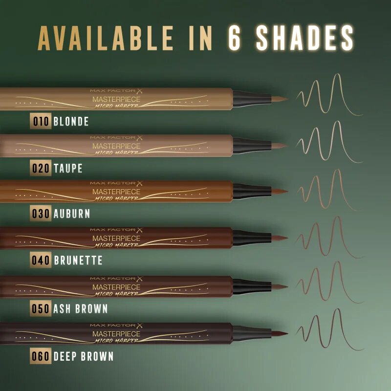 Max Factor Masterpiece Micro Marker tužka na obočí odstín 50 Ash Brown 1 ml