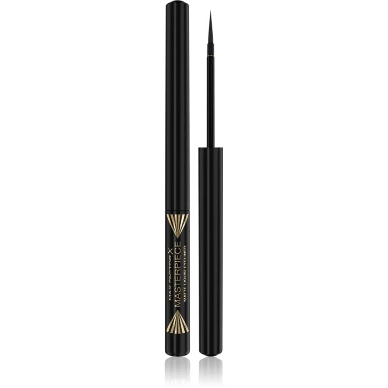 Max Factor Masterpiece voděodolné oční linky s matným efektem odstín 01 Black 17 ml