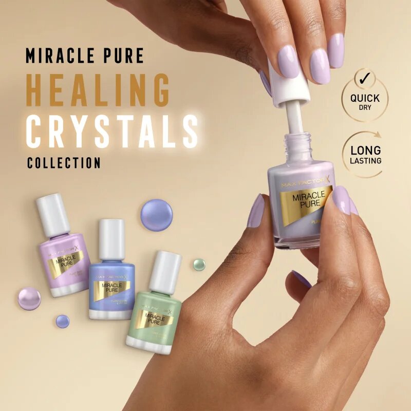 Max Factor Miracle Pure dlouhotrvající lak na nehty odstín 395 Magic Sunstone 12 ml