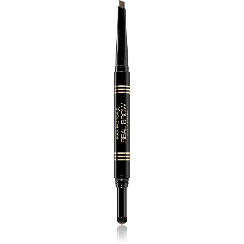 Max Factor Real Brow Fill & Shape tužka na obočí odstín 02 Soft Brown 0.6 g