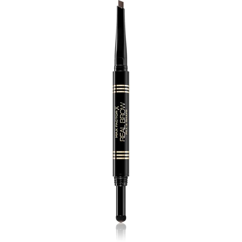 Max Factor Real Brow Fill & Shape tužka na obočí odstín 03 Medium Brown 0.6 g